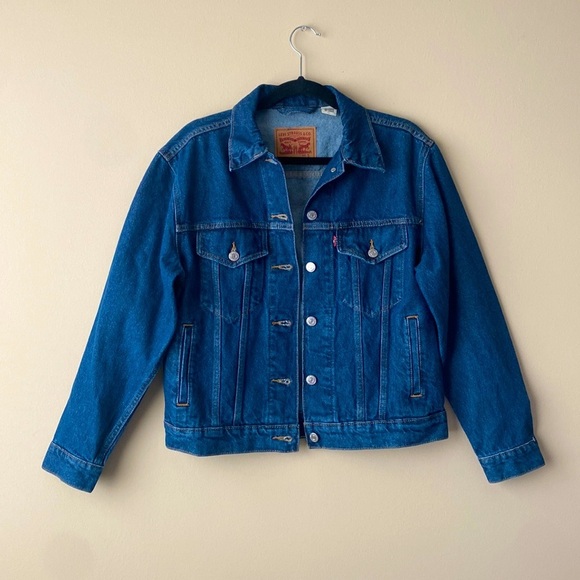 Levi’s Bride Trucker Denim Jean Jacket sz Small - Picture 4 of 11